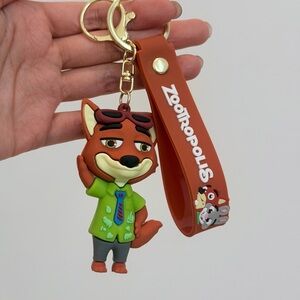 Zootropolis Fox Keychain with Strap